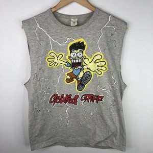 Vintage Changes NYC Scared Stiff 1995 T Shirt Mens Medium Sleeveless 90's